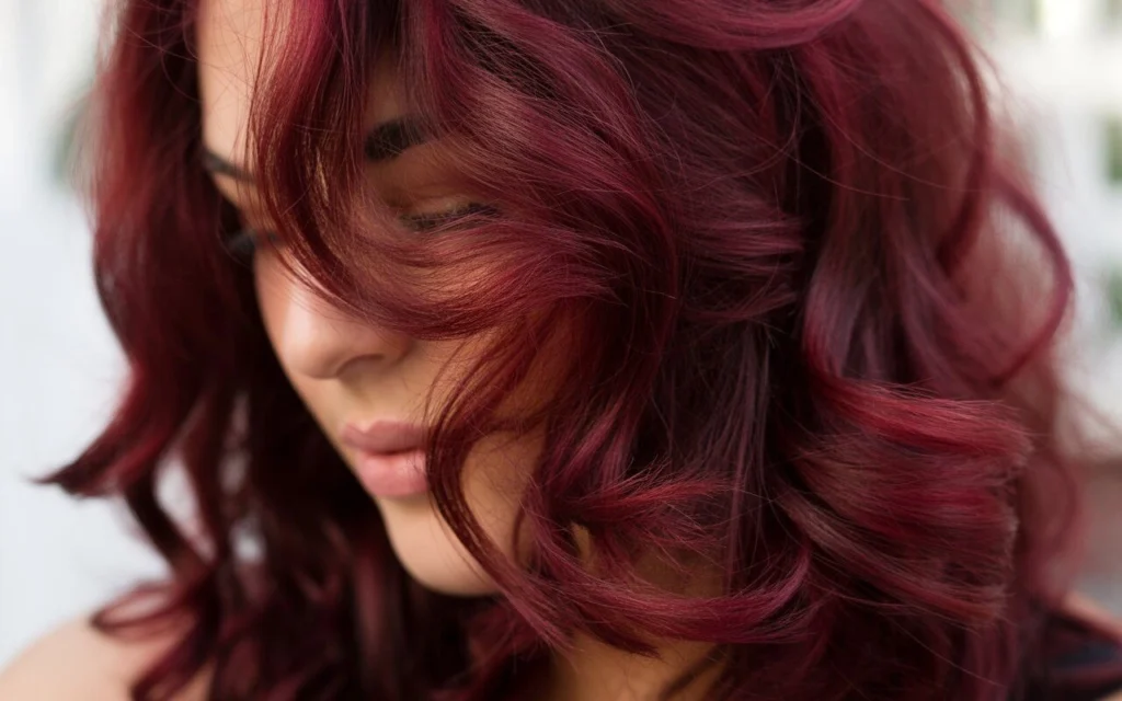 Burgundy hair color Burgundy hair color