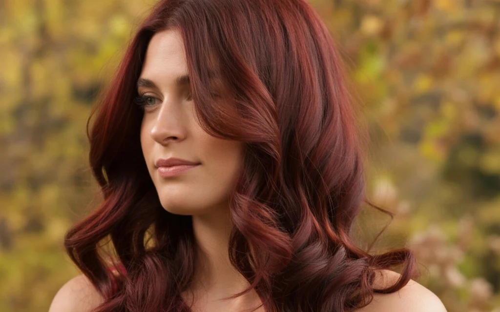 Burgundy hair color 4 Burgundy hair color